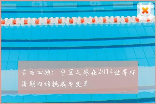 专访回顾:中国足球在2014世界杯周期内的挑战与变革